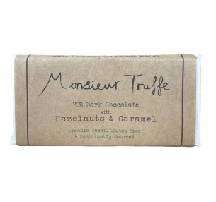 70% Dark Block with Hazelnuts & Caramel